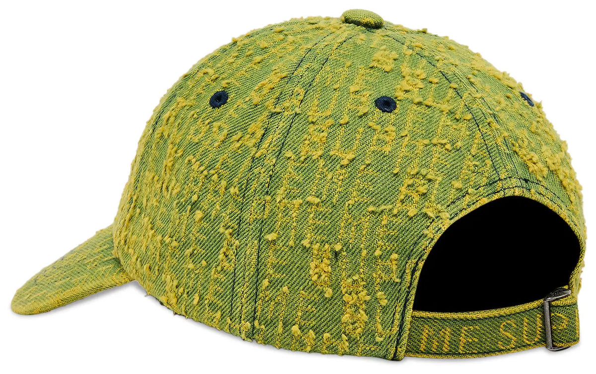 Supreme Needle Punch Denim 6-Panel 'Washed Yellow' – GotEmKicks