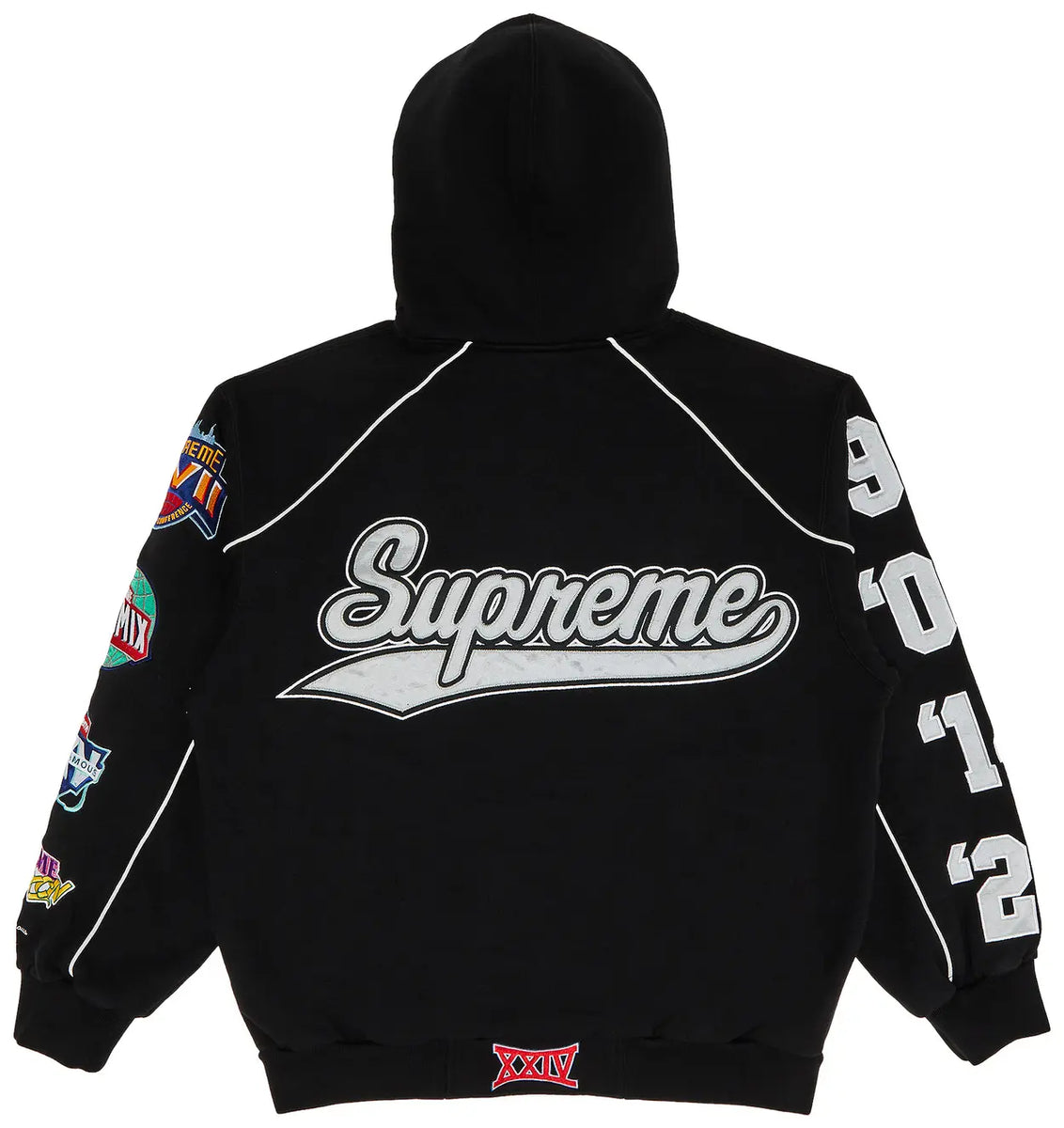 Supreme Playoffs Zip Up Hooded Sweatshirt 'Black' – GotEmKicks