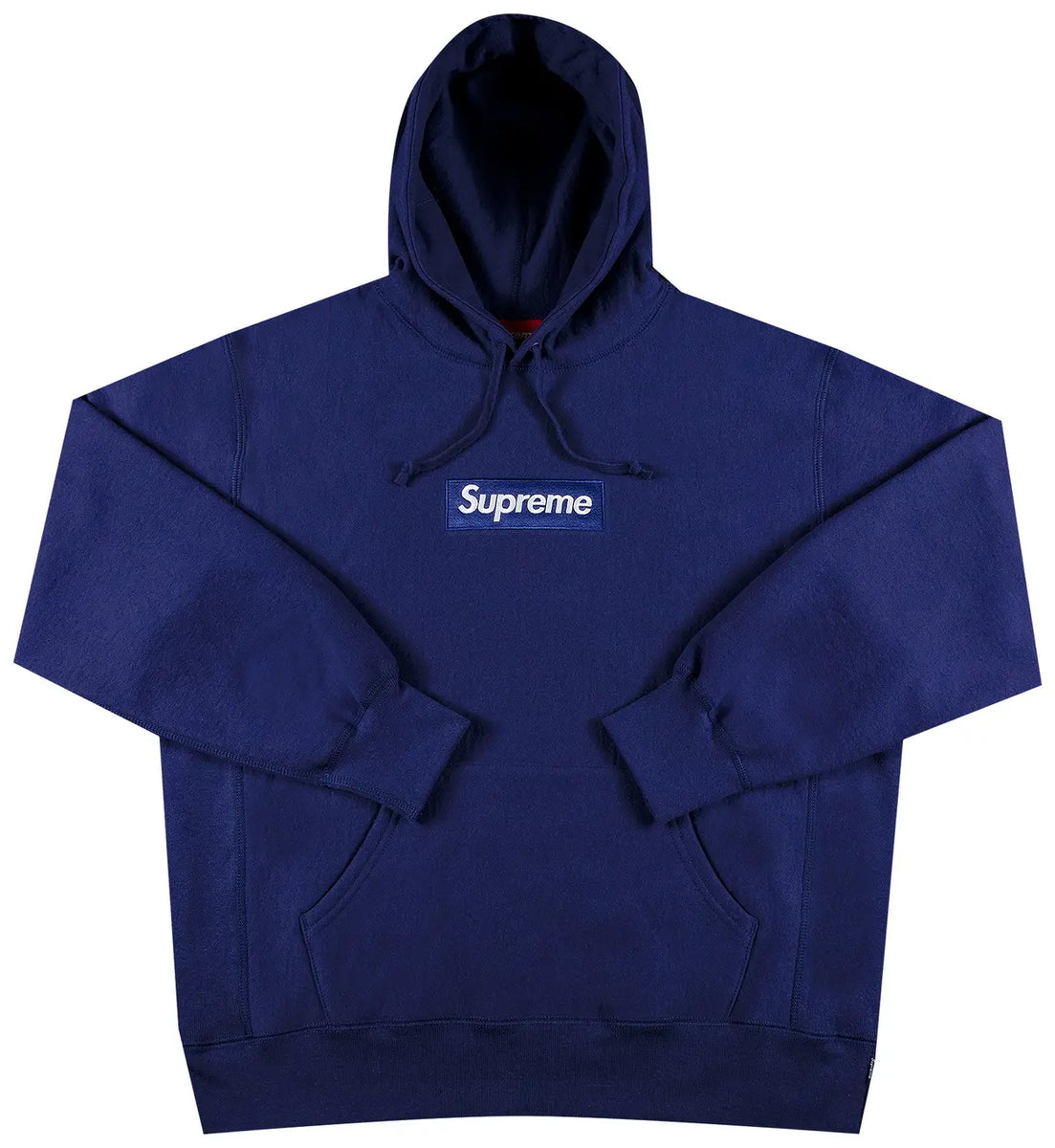 Supreme Box Logo Hooded Sweatshirt 'Washed Navy' – GotEmKicks