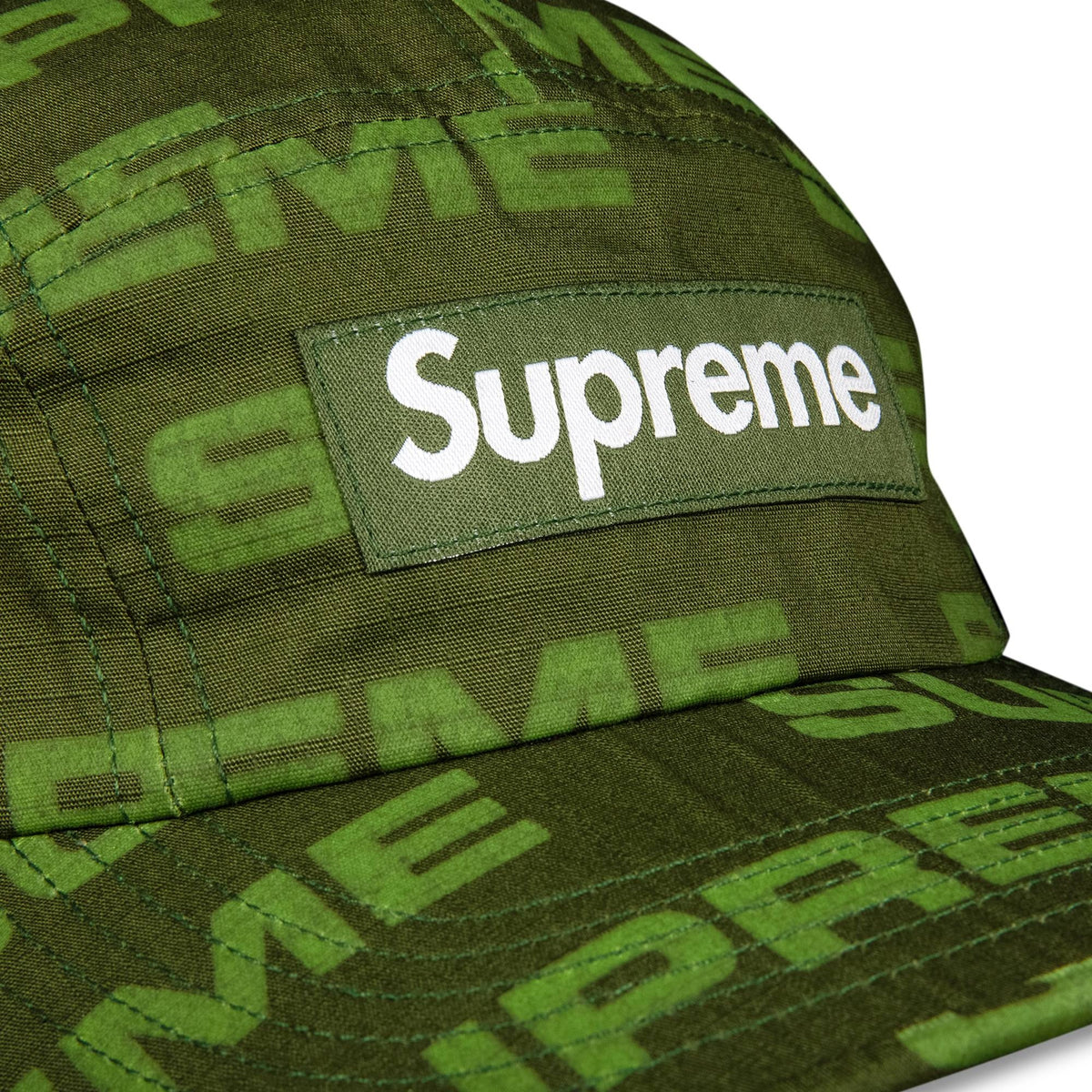 Supreme Reactive Print Camp Cap 'Olive' – GotEmKicks