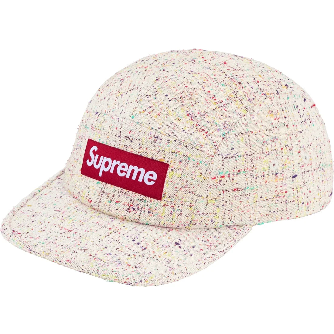 Supreme Denim Bouclé Camp Cap – GotEmKicks