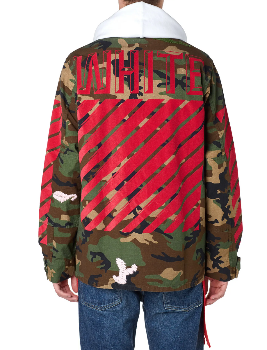 Off white jacket camo online