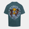 Homme Femme 'La Maison de Femme' Teal Tee