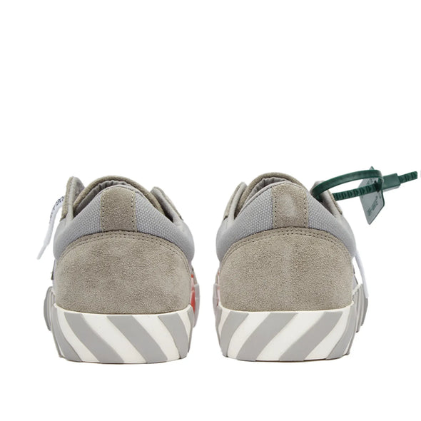 Off-White Low Vulcanised Suede Canvas Sneaker