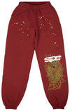 Sp5der Maroon Hoodie & Sweats