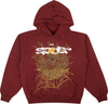 Sp5der Maroon Hoodie & Sweats