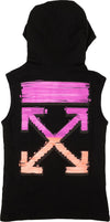 Off-White Marker Tank Hoodie 'Black'