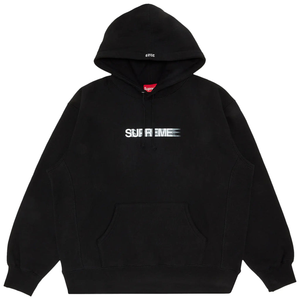 Supreme Motion Logo Hooded Sweatshirt 'Black' – GotEmKicks