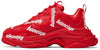 Balenciaga Triple S Sneaker 'Allover Logo - Tomato Red'
