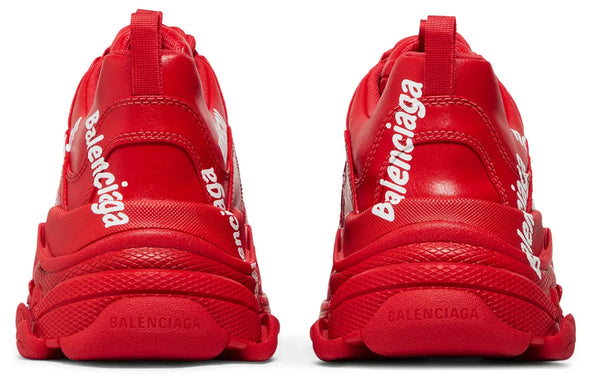 Balenciaga Triple S Sneaker 'Allover Logo - Tomato Red'