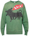 Saint Michael Cerberus Crewneck Sweatshirt 'Green'