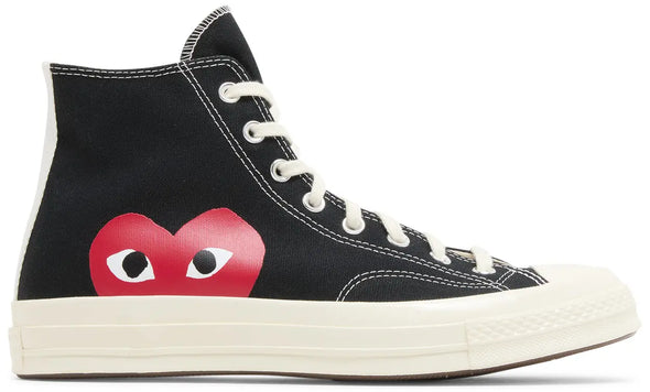 Comme des Garçons PLAY x Converse Chuck 70 High 'Black' 2023