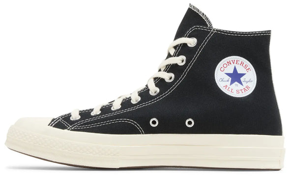 Comme des Garçons PLAY x Converse Chuck 70 High 'Black' 2023