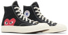 Comme des Garçons PLAY x Converse Chuck 70 High 'Black' 2023
