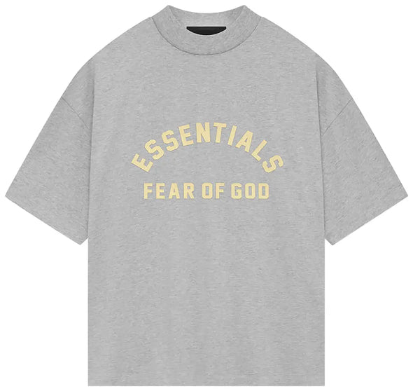 Fear of God Essentials Heavy Jersey Crewneck T-Shirt 'Light Heather Grey'