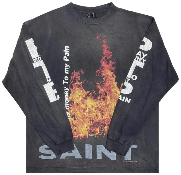 Saint Michael Sunrise To Sunset Long-Sleeve Tee 'Black'