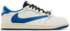 Air Jordan 1 Retro Low OG SP 'Sail Military Blue'  x Fragment Design x Travis Scott