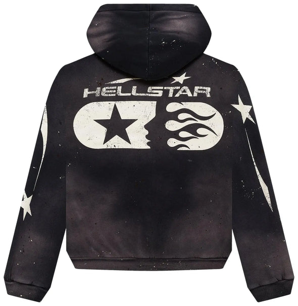 Hellstar Studios Zip Hoodie 'Black