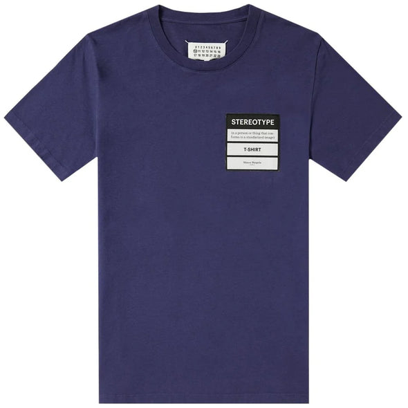 Maison Margiela Men's Stereotype T-Shirt Navy