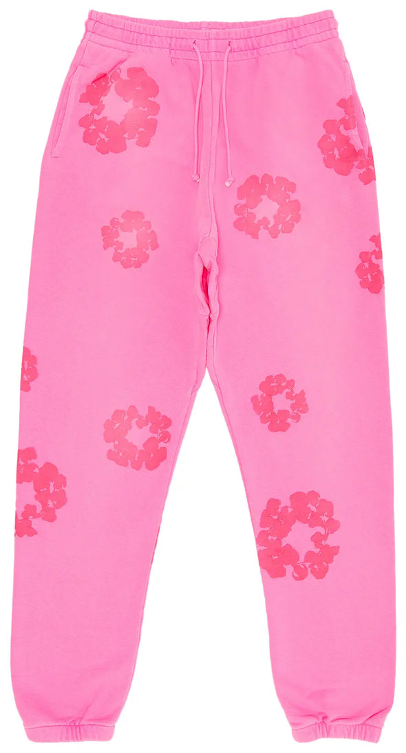 Denim Tears Mono Cotton Wreath Sweatpants 'Pink'