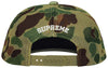 Supreme Contrast S Mesh Back 6-Panel 'Olive Camo' & Mellow Yellow