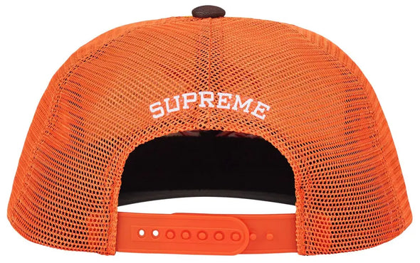 Supreme Contrast S Mesh Back 6-Panel 'Olive Camo' & Mellow Yellow