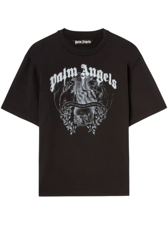 Palm Angels Statement Pencil Tshirt Black
