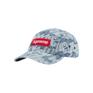 Supreme Fat Tip Jacquard Denim Camp Cap – GotEmKicks