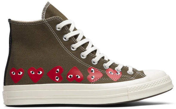 Comme des Garçons Play x Converse Chuck 70 Hi Top 'Multi Heart'