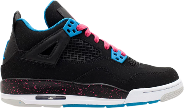 Air Jordan 4 Retro GS 'Black Vivid Pink'