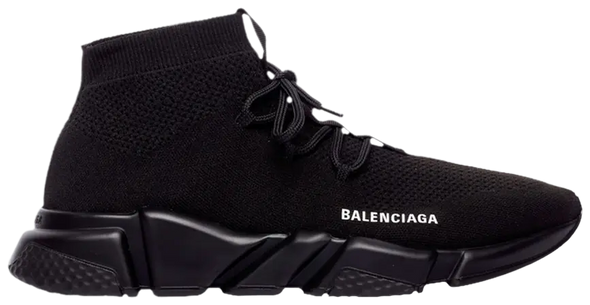 Balenciaga Speed Lace Up Trainer 'Knitted Black'