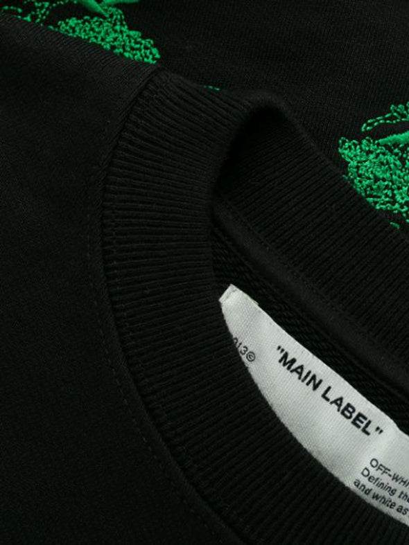OFF-WHITE Off Tree Crewneck Black