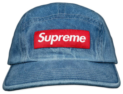 Supreme Washed Chino Twill Camp Cap 'Denim' – GotEmKicks