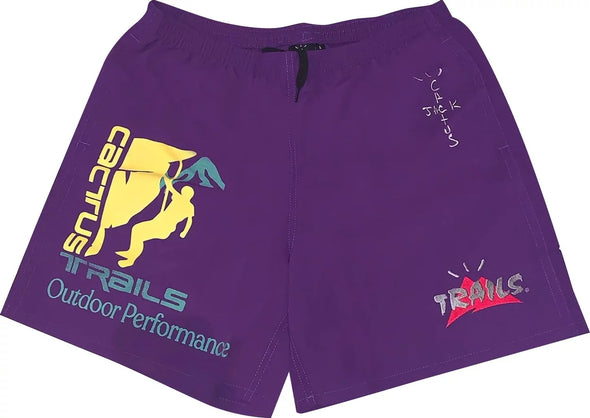 Cactus Jack by Travis Scott Climb Shorts 'Purple'
