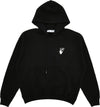OFF-WHITE C/O VIRGIL ABLOH  BLACK CUT HERE OVERSIZED HOODIE