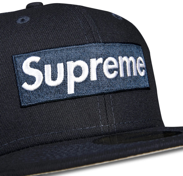 Supreme x New York Yankees Box Logo New Era 'Navy'