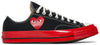 Converse Comme des Garçons Play x Chuck 70 Low 'Black Red'