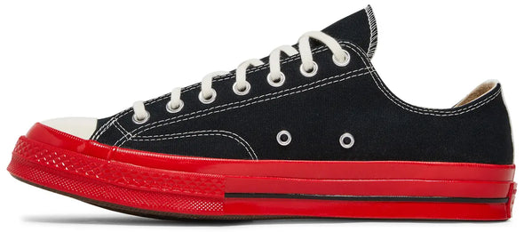 Converse Comme des Garçons Play x Chuck 70 Low 'Black Red'