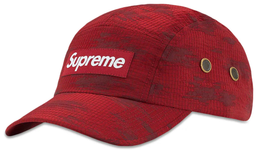 Supreme Broken Camo Camp Cap 'Red' – GotEmKicks