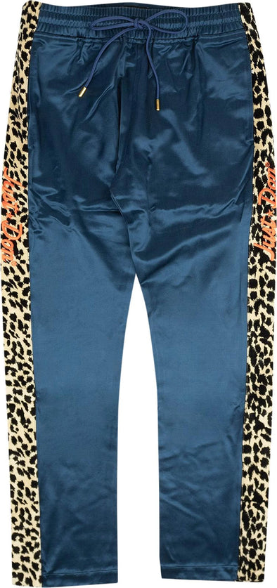 Just Don Leopard Tearaway Pants 'Blue '