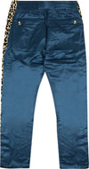 Just Don Leopard Tearaway Pants 'Blue '