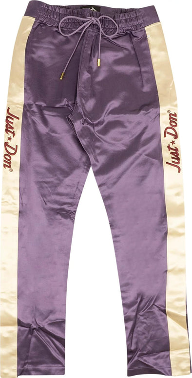Just Don Team X Satin Tearaway Pants 'Purple'