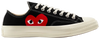 Comme des Garçons PLAY x Converse Chuck 70 Low 'Black' 2023