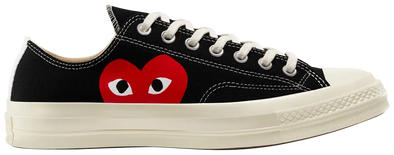 Comme des Garçons PLAY x Converse Chuck 70 Low 'Black' 2023