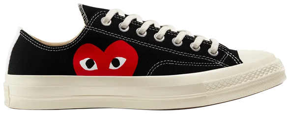 Comme des Garçons PLAY x Converse Chuck 70 Low 'Black' 2023