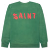 Saint Michael Cerberus Crewneck Sweatshirt 'Green'