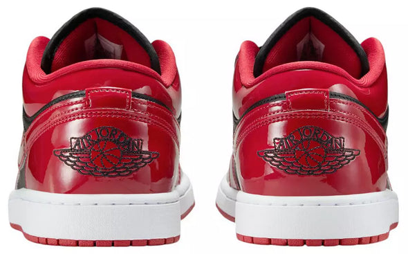 Air Jordan 1 Low 'Patent Varsity Red Black'