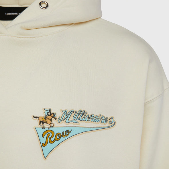 MILLIONAIRES ROW HOODIE CREAM