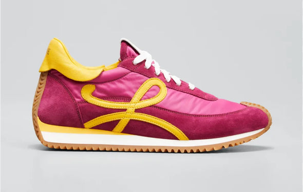 Loewe Flow Runner Low Purple Yellow Gold