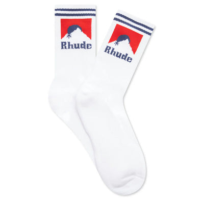 Rhude Moonlight Sock 'White/Red/Blue'